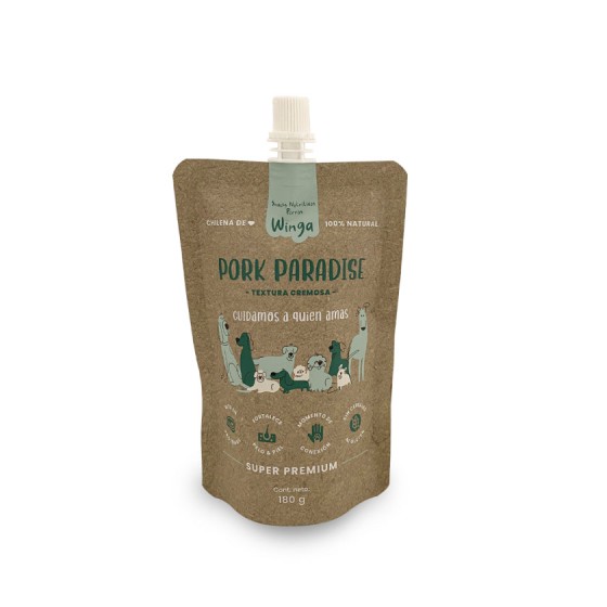 Winga pouch pork paradise...