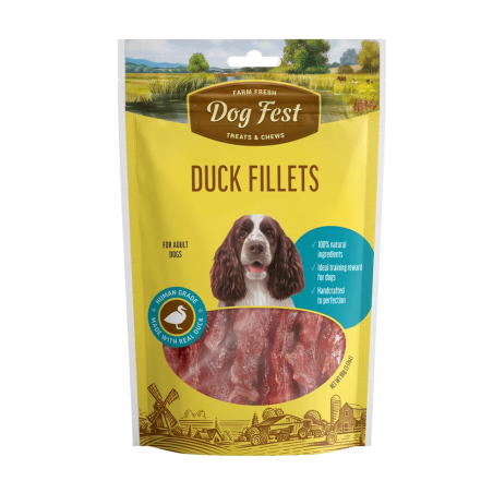 Dog fest Filete de pato