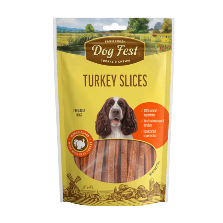 Dog fest Rebanadas de Pavo