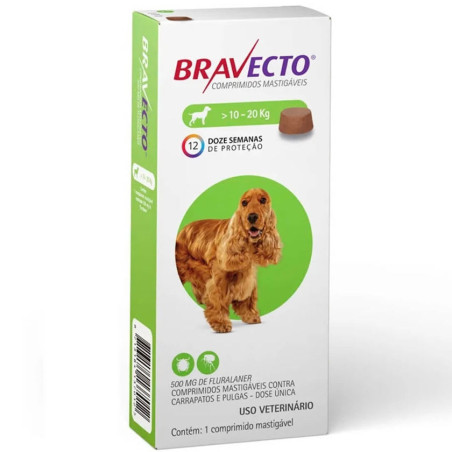 Bravecto 10 - 20kg perro
