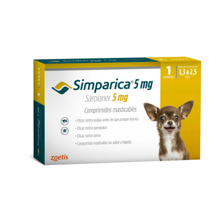 Simparica 1.3 A 2.5kg 1 comprimido