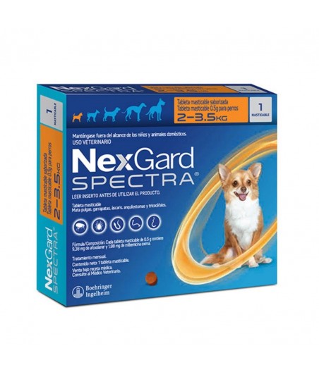 Nexgard spectra 2 - 3.5 kg 1 comprimido