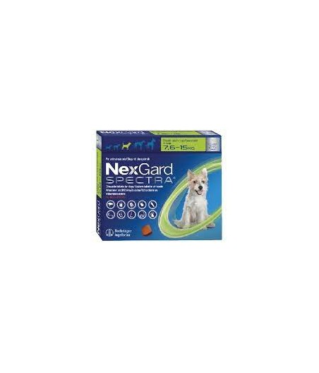 Nexgard spectra 7.6 a 15 kg 1 comprimido