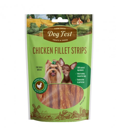 Dog Fest tiras de filete de pollo