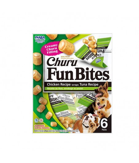 Churu fun bites para perros de pollo y atún