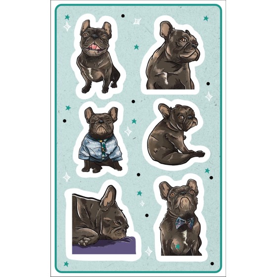 Lamina 6 stickers...