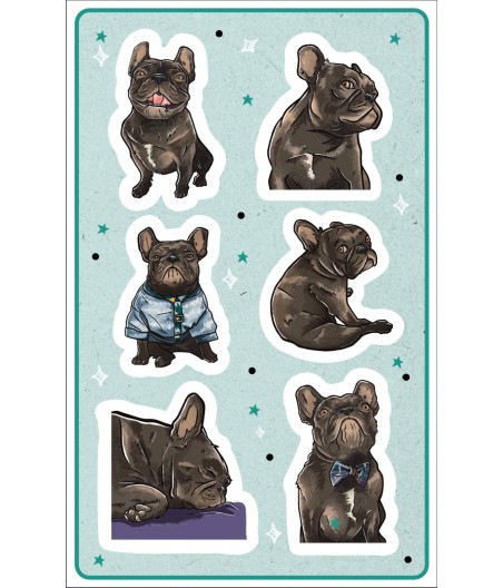 Lamina 6 stickers coleccionables de Corleone