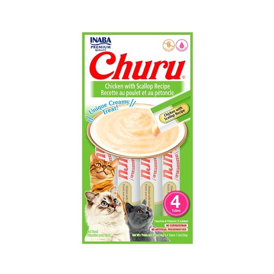 Churu gato de pollo y ostión