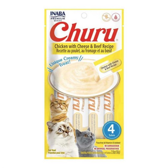 Churu gato de pollo, queso...