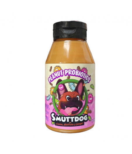 Mantequilla de mani con probióticos smuttdog